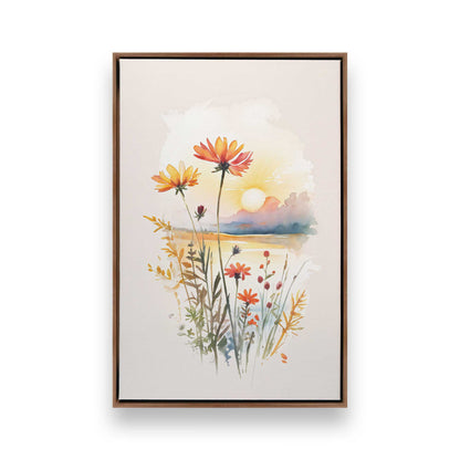 [Color:Walnut], Picture of art in a Walnut frame