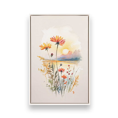 [Color:Opaque White], Picture of art in a White frame