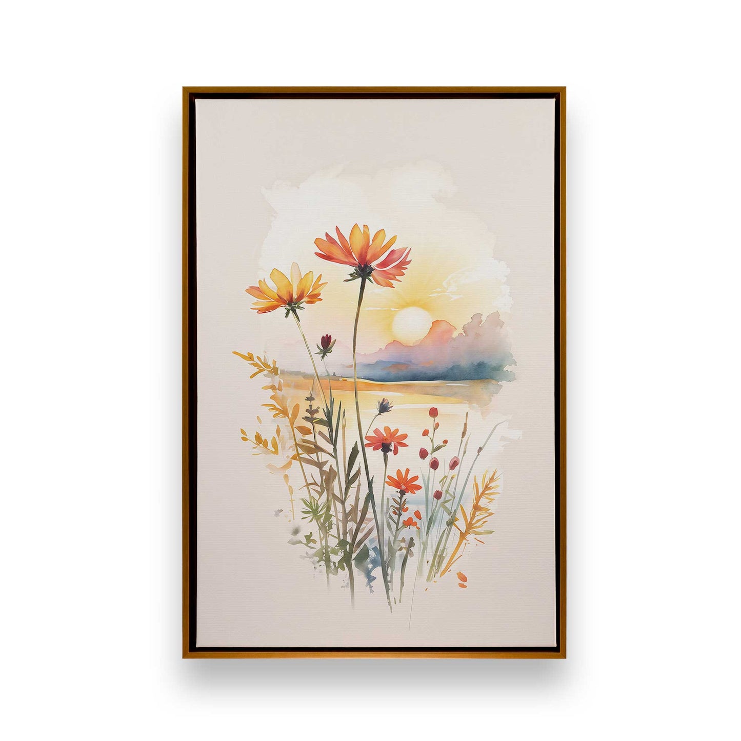 [Color:Polished Gold], Picture of art in a Polished Gold frame