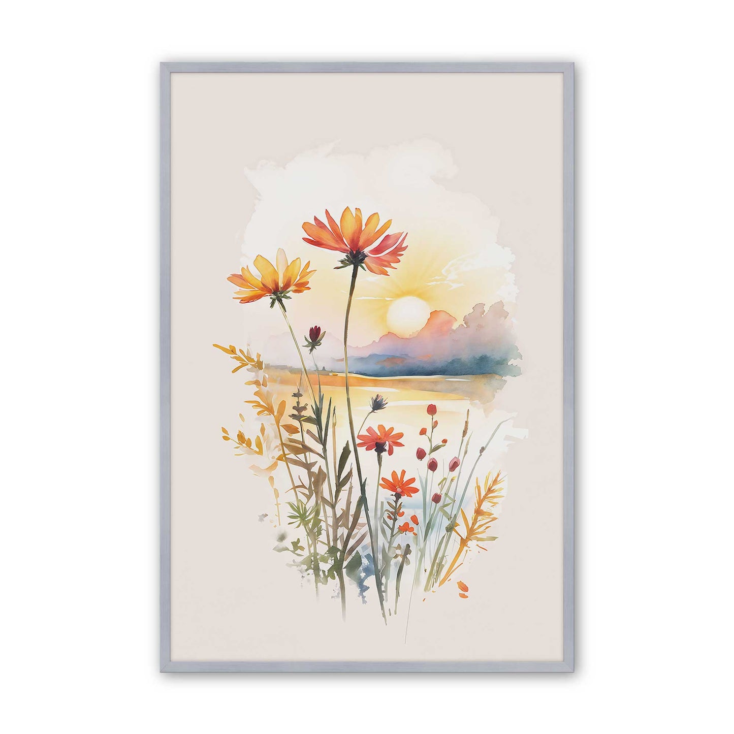 [Color:Polished Chrome], Picture of art in a Polished Chrome frame