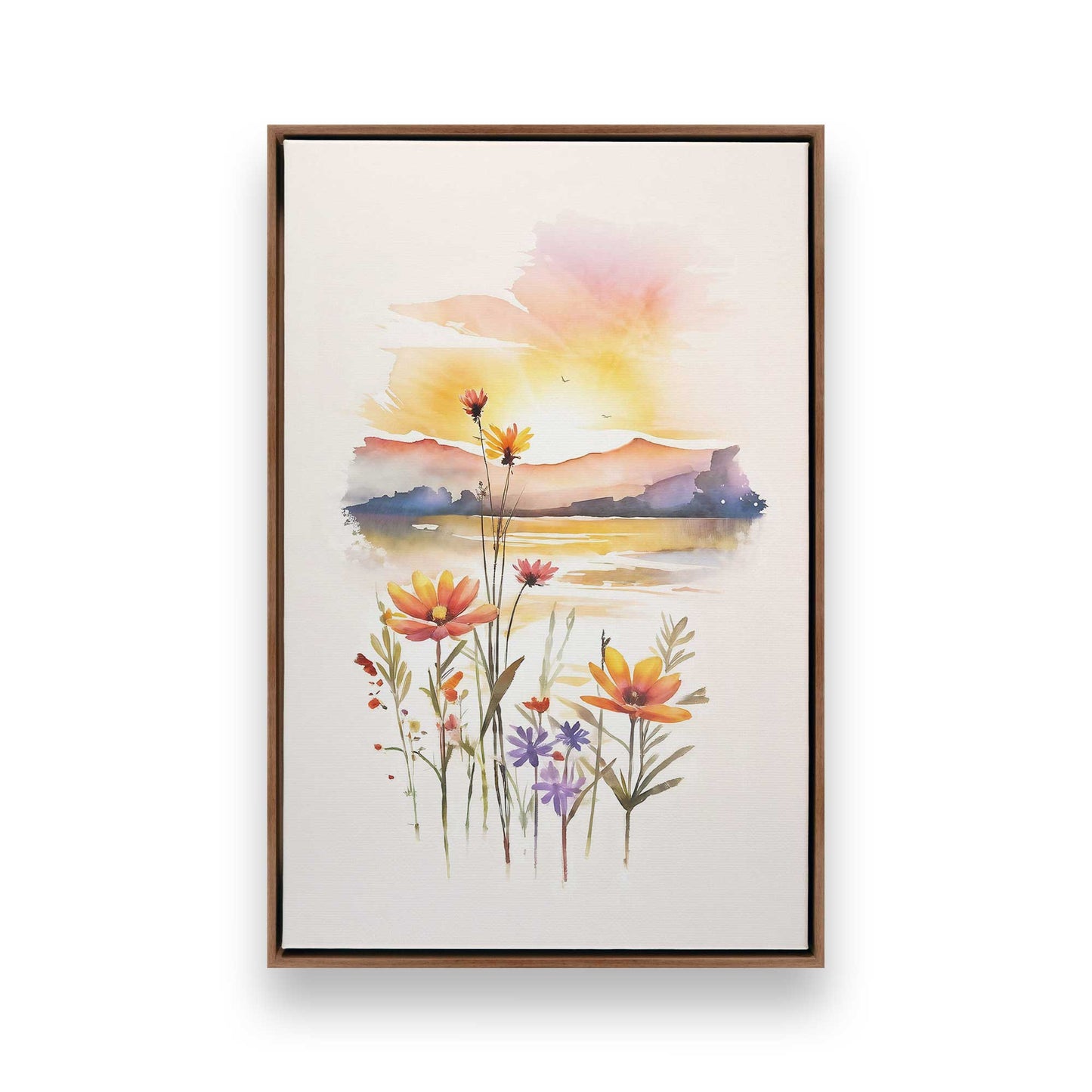 [Color:Walnut], Picture of art in a Walnut frame