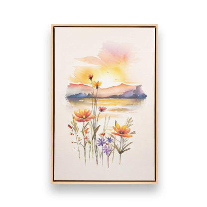 [Color:American Maple], Picture of art in a American Maple frame
