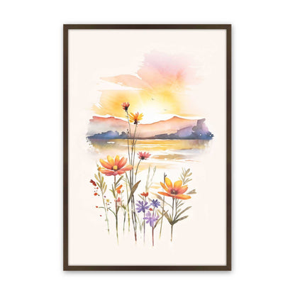 [Color:Belvinder Brown], Picture of art in a Belvinder Brown frame