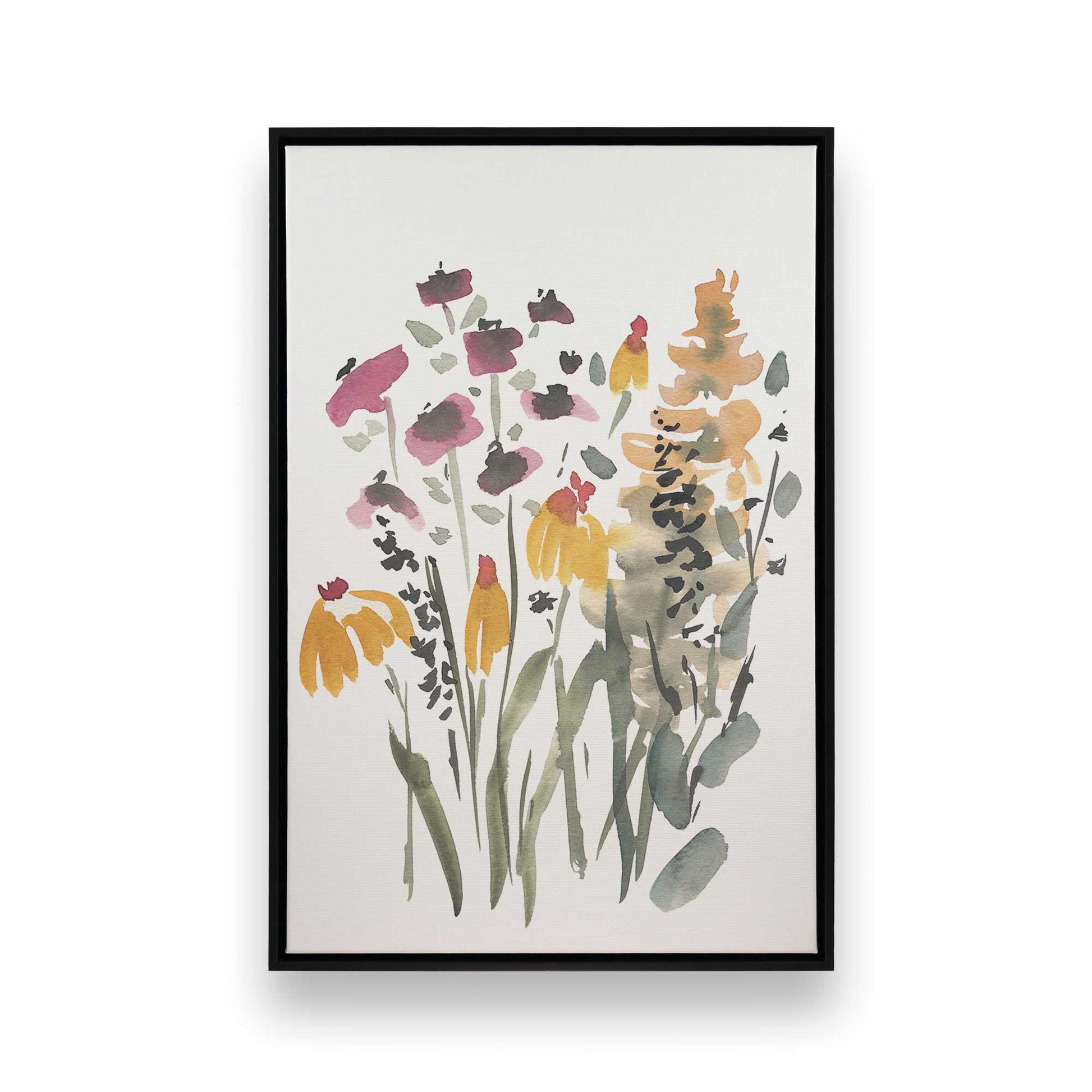 [Color:Satin Black], Picture of art in a Satin Black frame