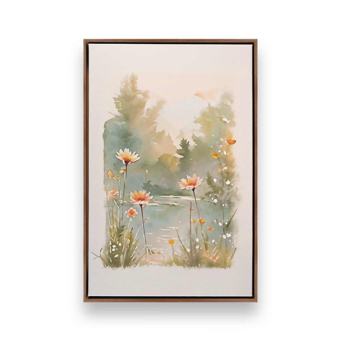 [Color:Walnut], Picture of art in a Walnut frame