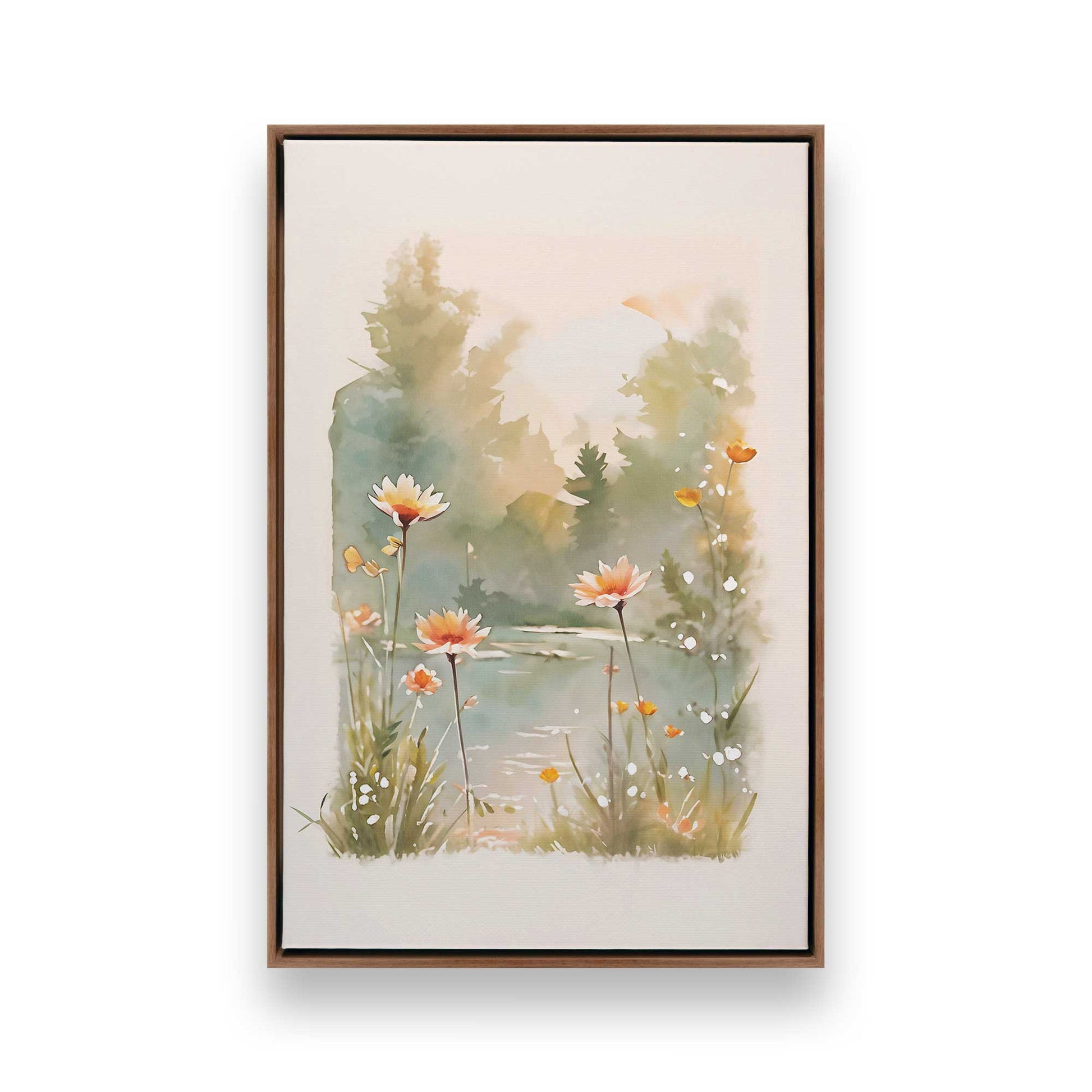 [Color:Walnut], Picture of art in a Walnut frame