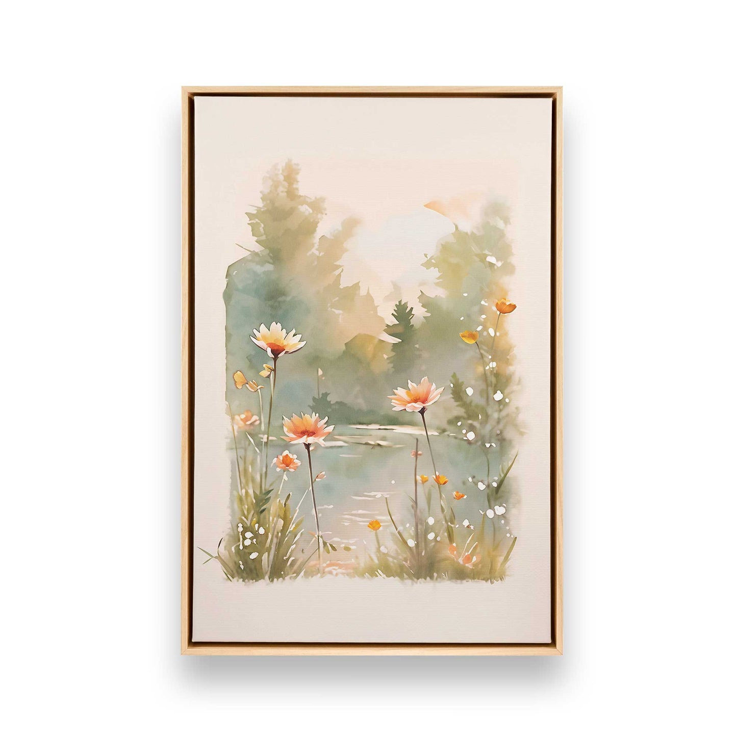 [Color:American Maple], Picture of art in a American Maple frame