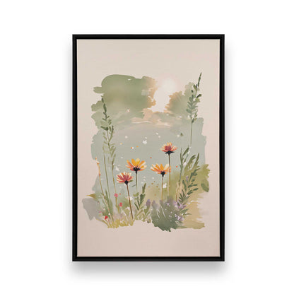 [Color:Satin Black], Picture of art in a Satin Black frame