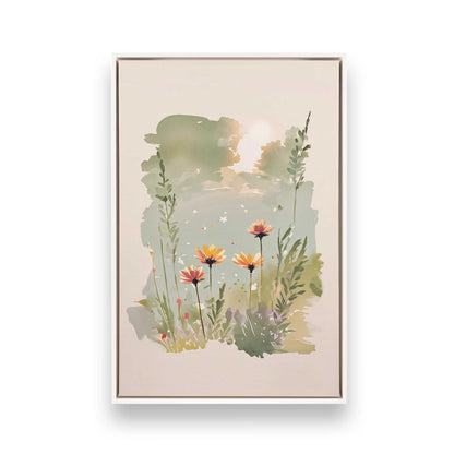 [Color:Opaque White], Picture of art in a White frame