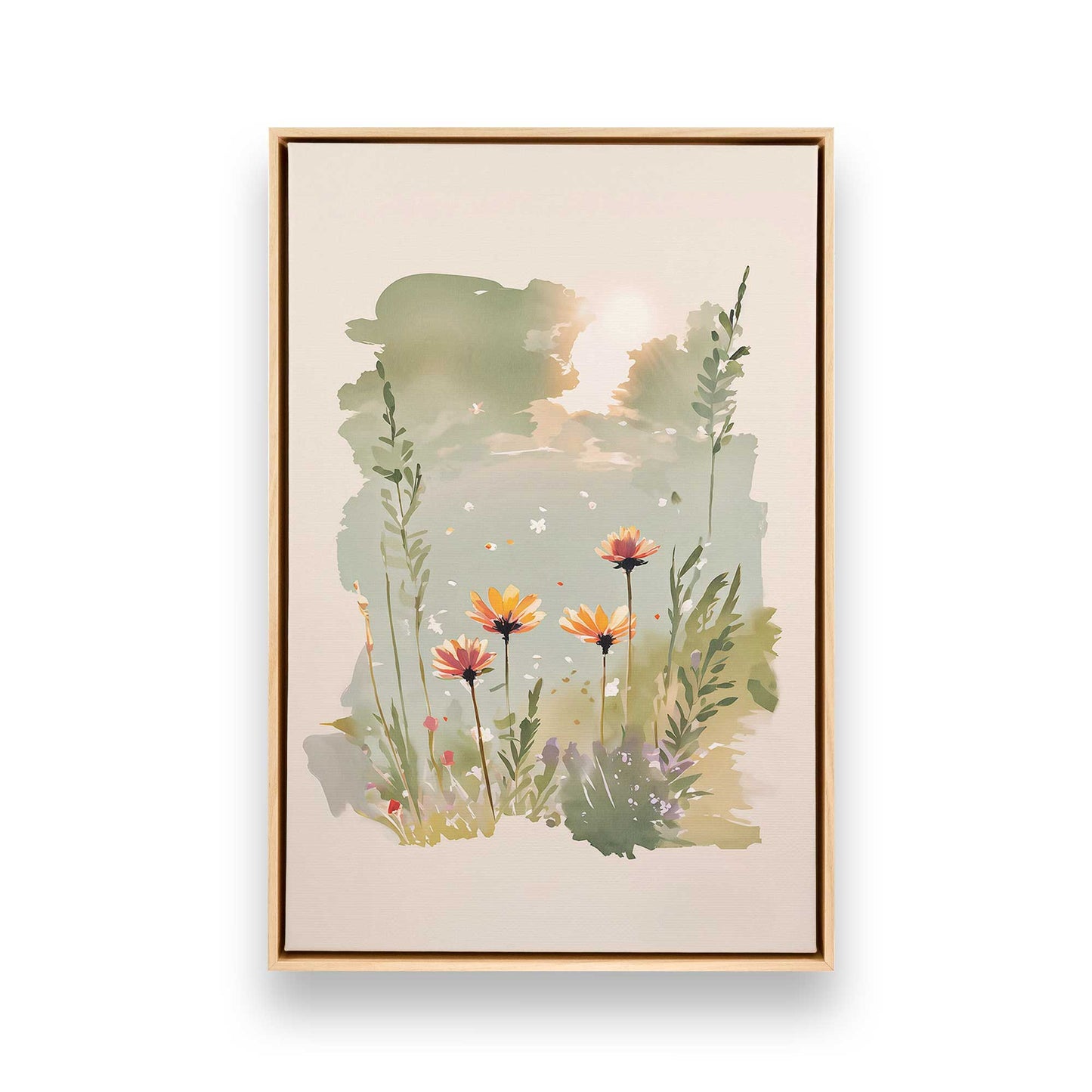 [Color:American Maple], Picture of art in a American Maple frame