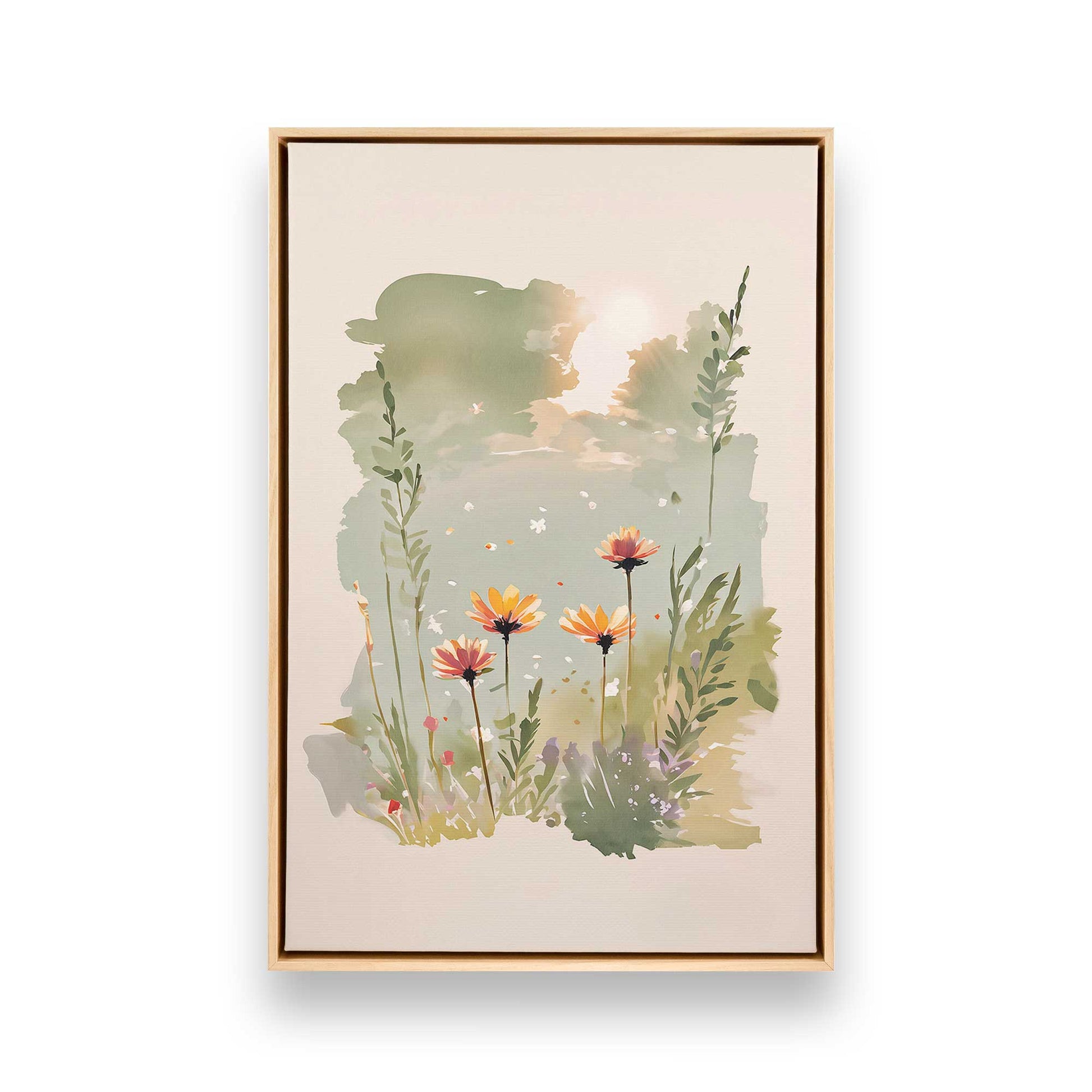 [Color:American Maple], Picture of art in a American Maple frame