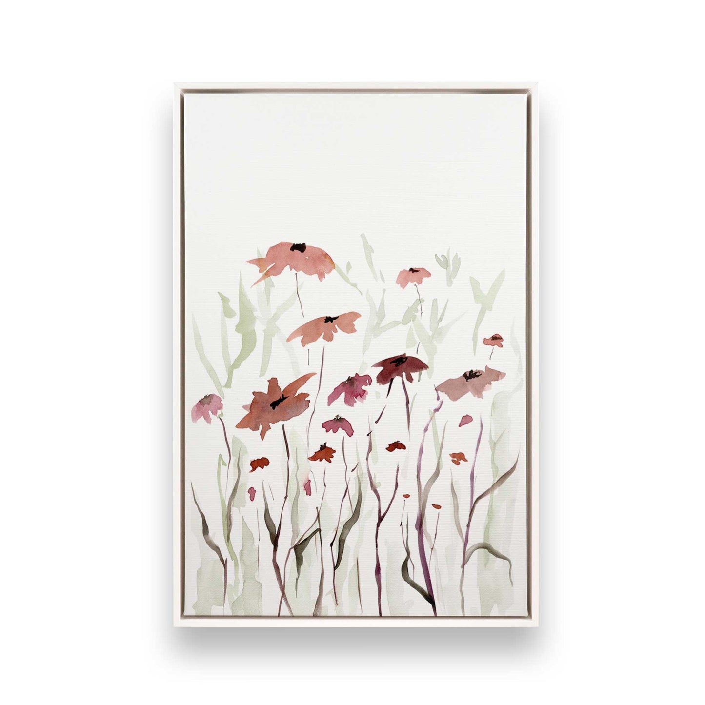 [Color:Opaque White], Picture of art in a White frame
