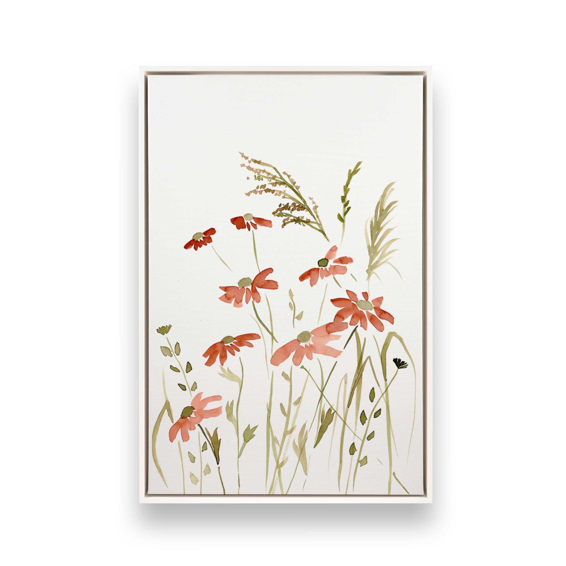 [Color:Opaque White], Picture of art in a White frame