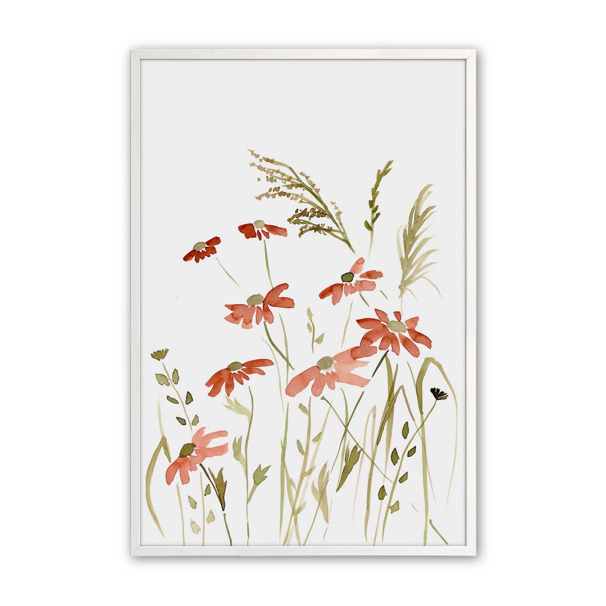 [Color:Opaque White], Picture of art in a Opaque White frame