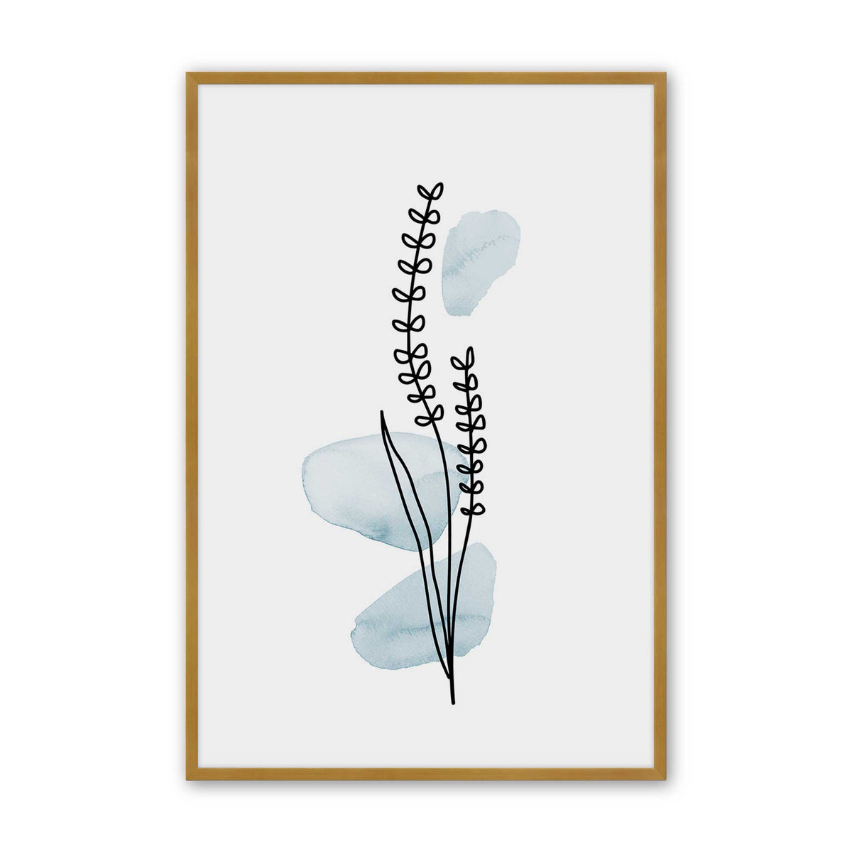 [Color:Polished Gold], Picture of art in a Polished Gold frame