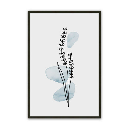 [Color:Satin Black], Picture of art in a Satin Black frame