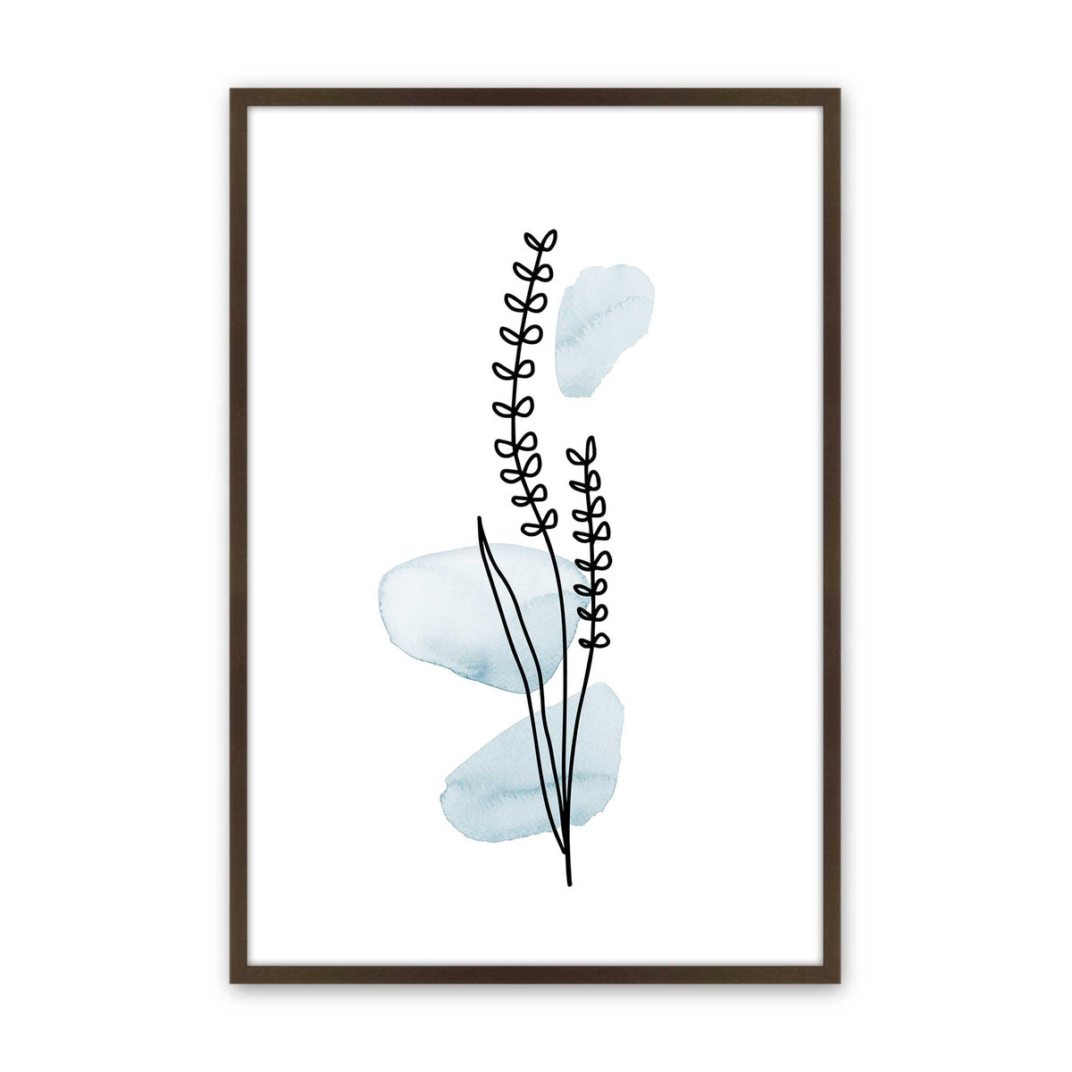 [Color:Belvinder Brown], Picture of art in a Belvinder Brown frame
