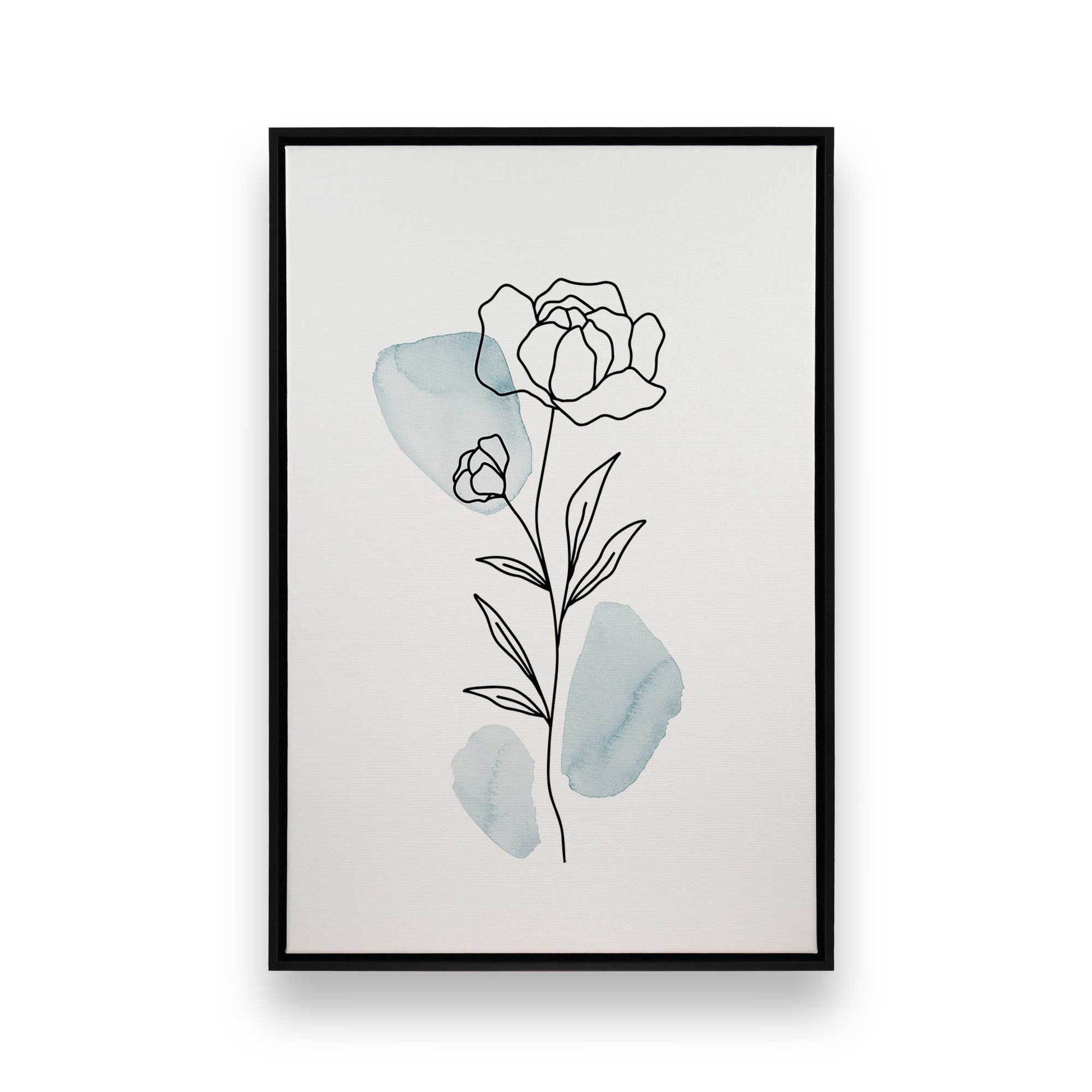 [Color:Satin Black], Picture of art in a Satin Black frame