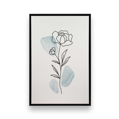 [Color:Satin Black], Picture of art in a Satin Black frame