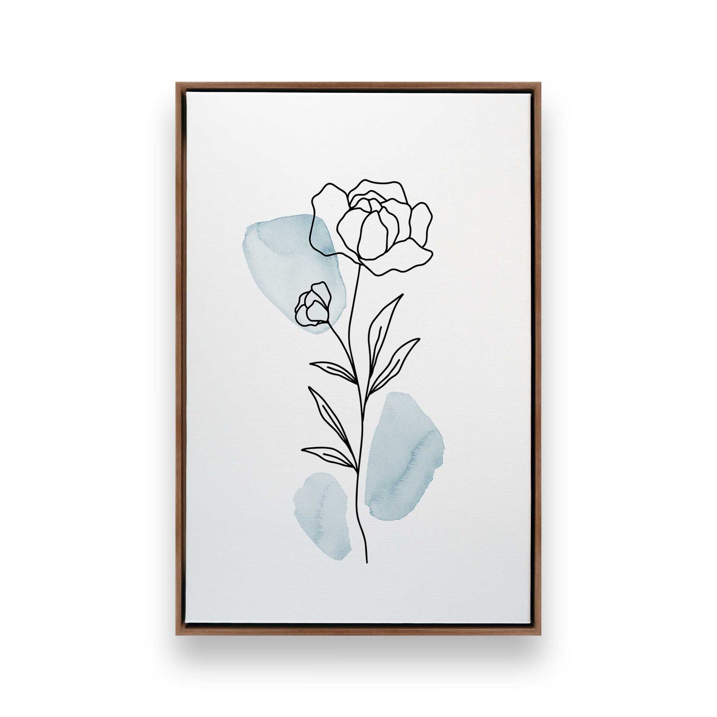 [Color:Walnut], Picture of art in a Walnut frame