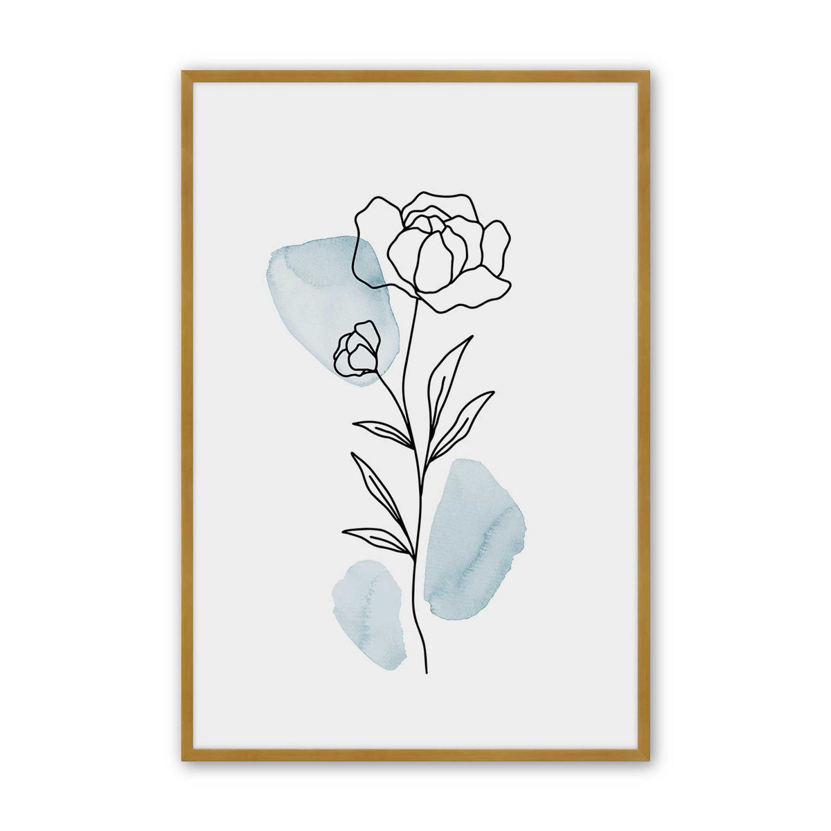 [Color:Polished Gold], Picture of art in a Polished Gold frame