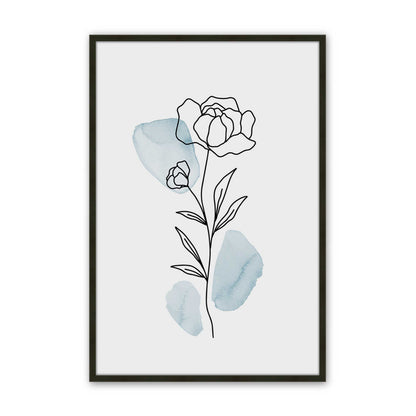 [Color:Satin Black], Picture of art in a Satin Black frame