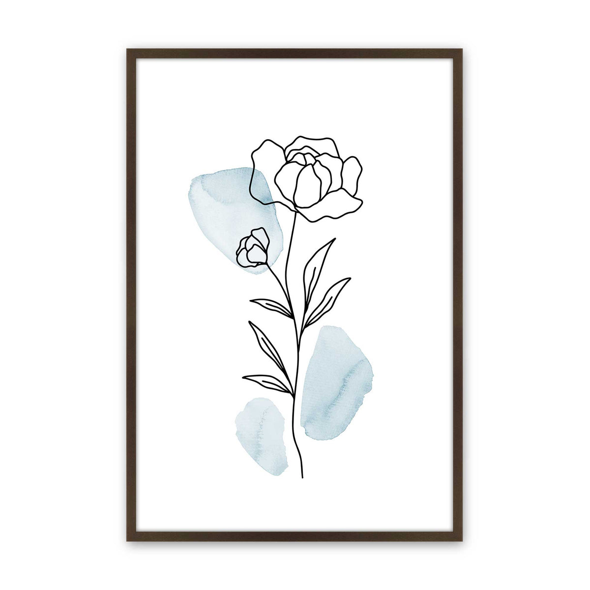 [Color:Belvinder Brown], Picture of art in a Belvinder Brown frame