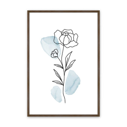[Color:Walnut], Picture of art in a Walnut frame