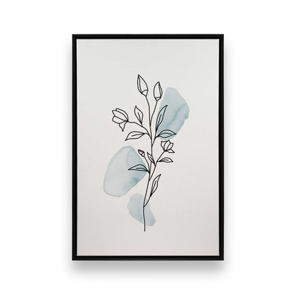 Breezy Plant Lines, Set of 3 Canvas Prints