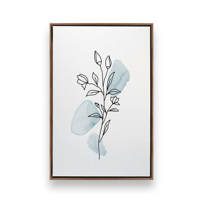 Breezy Plant Lines, Set of 3 Canvas Prints