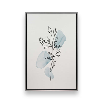 Breezy Plant Lines, Set of 3 Canvas Prints