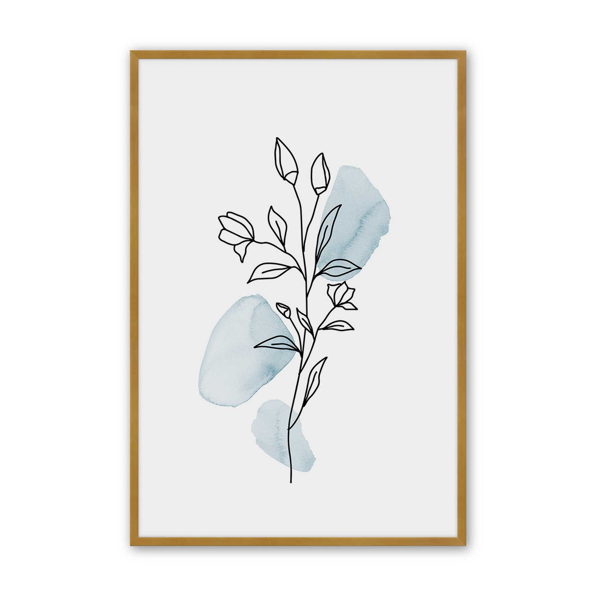 Breezy Plant Lines Set of 3 At Prints