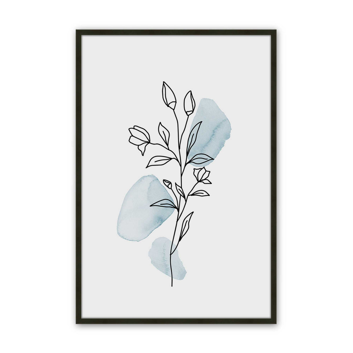 Breezy Plant Lines Set of 3 At Prints