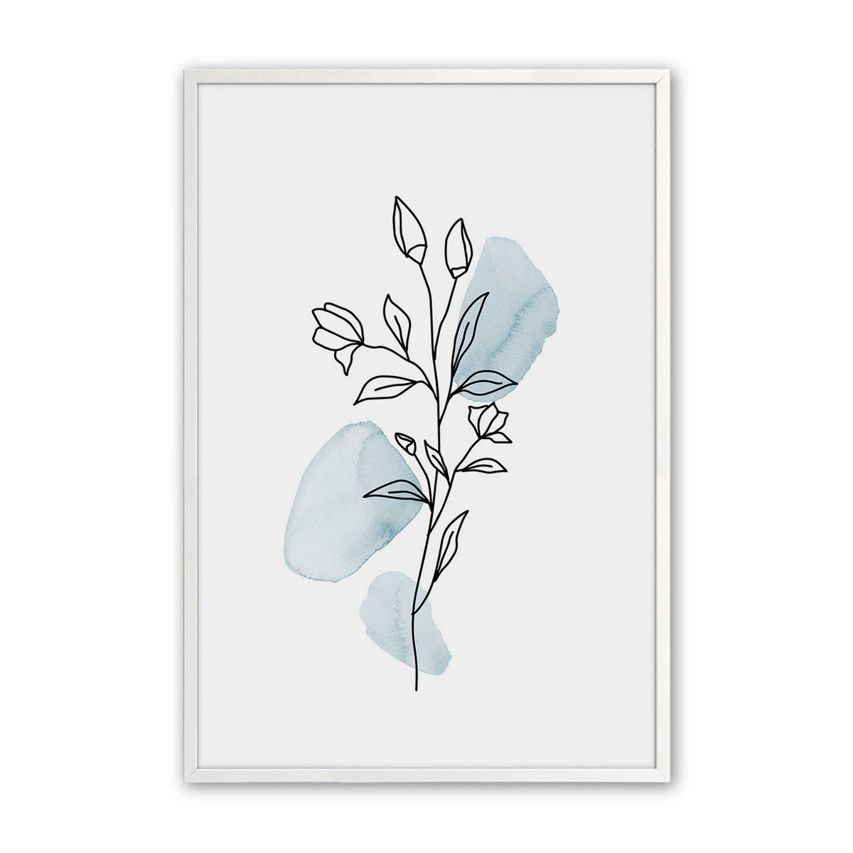Breezy Plant Lines Set of 3 At Prints