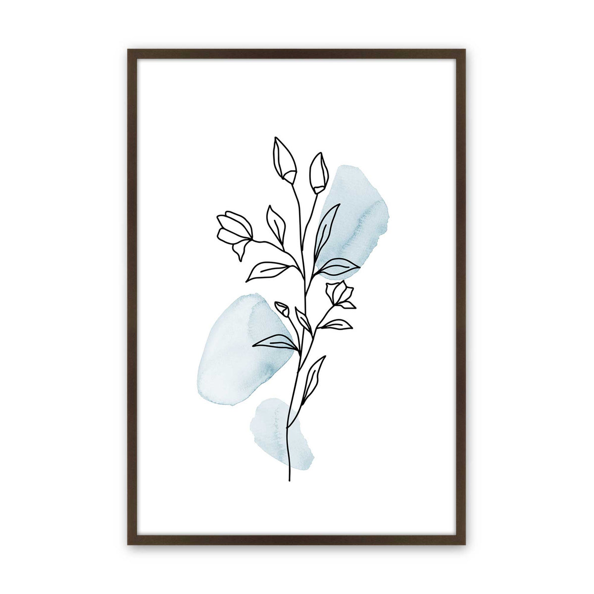 Breezy Plant Lines Set of 3 At Prints
