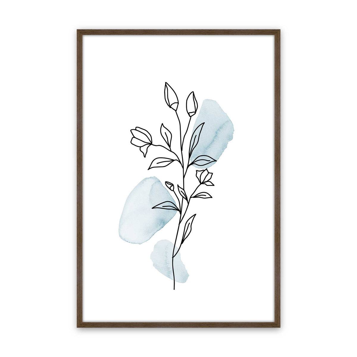 Breezy Plant Lines Set of 3 At Prints