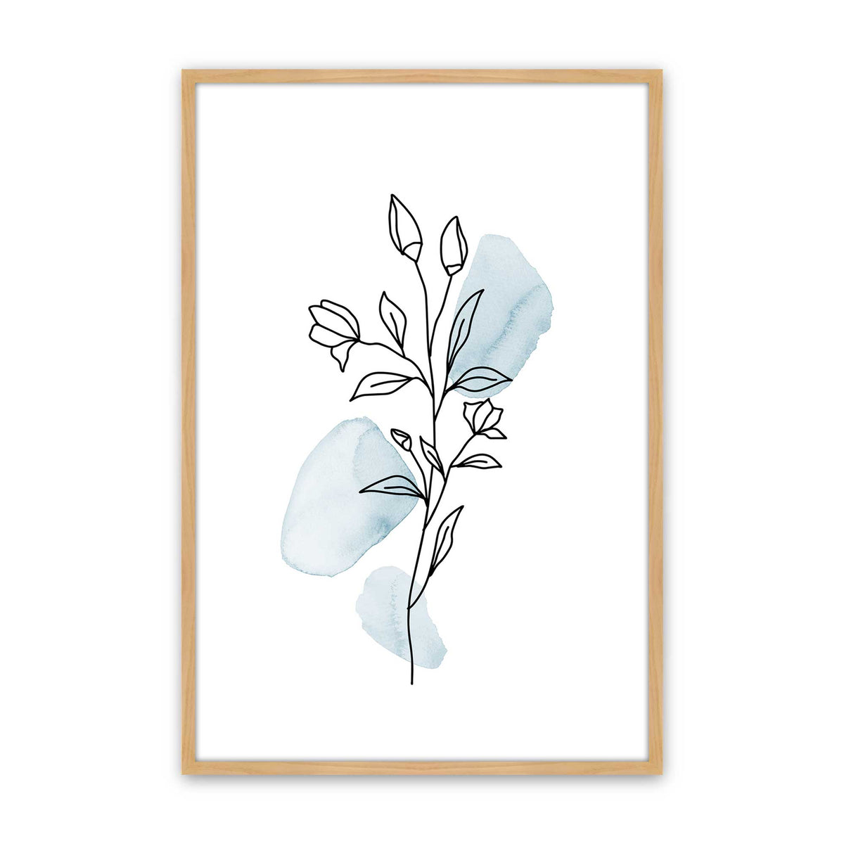 Breezy Plant Lines Set of 3 At Prints