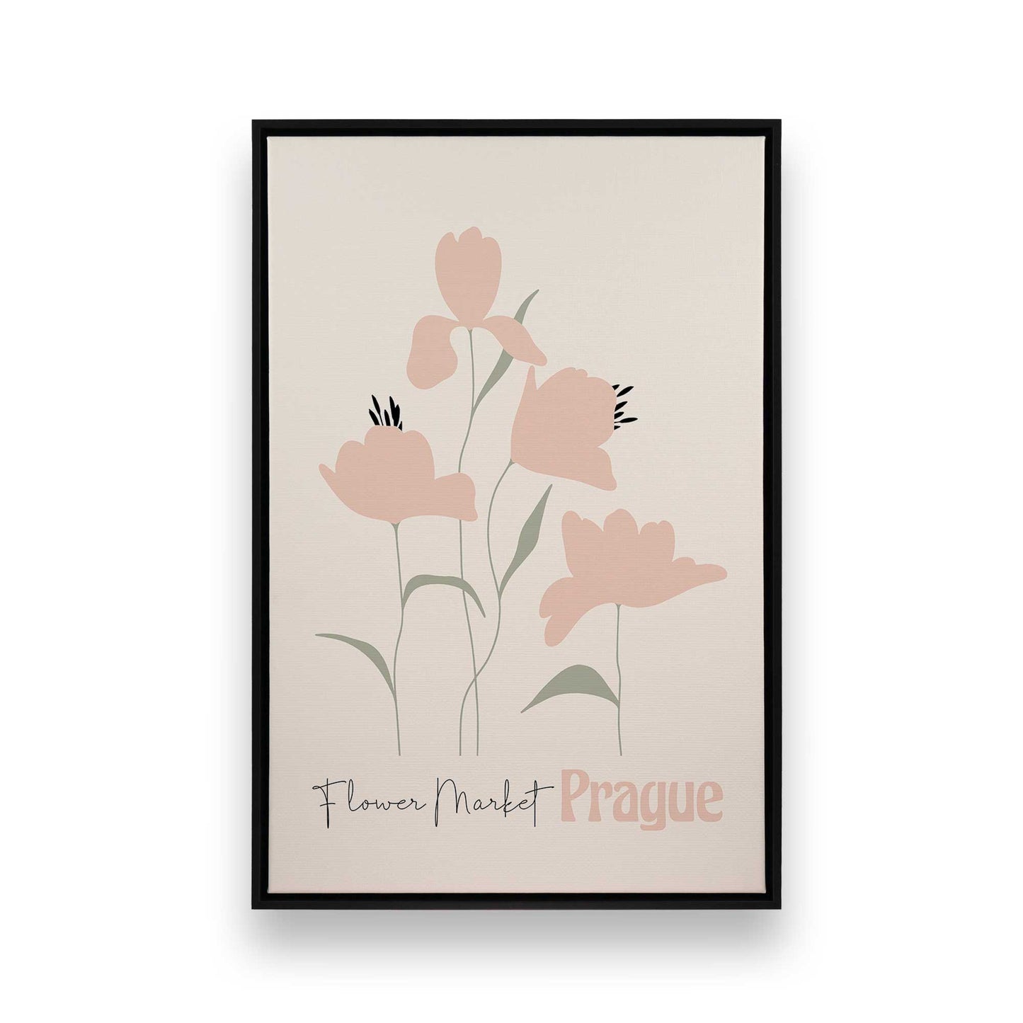 [Color:Satin Black], Picture of art in a Satin Black frame