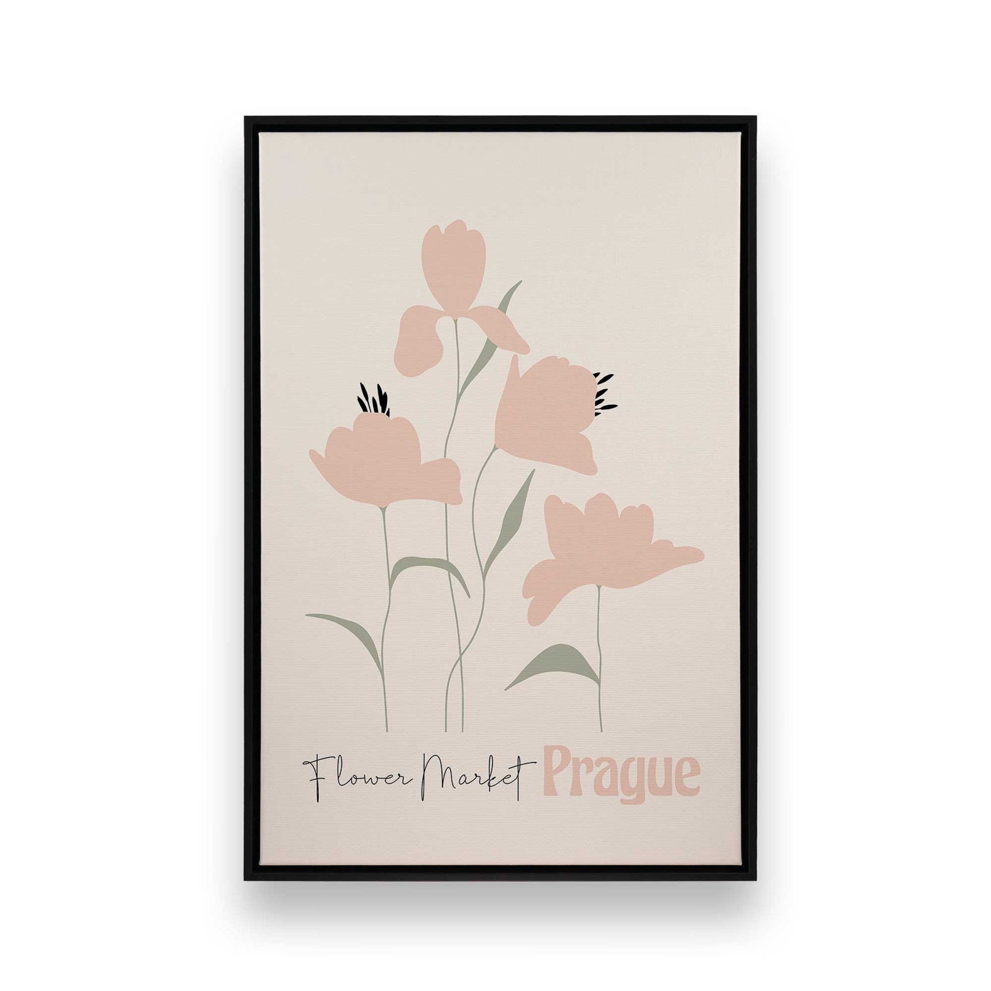 [Color:Satin Black], Picture of art in a Satin Black frame