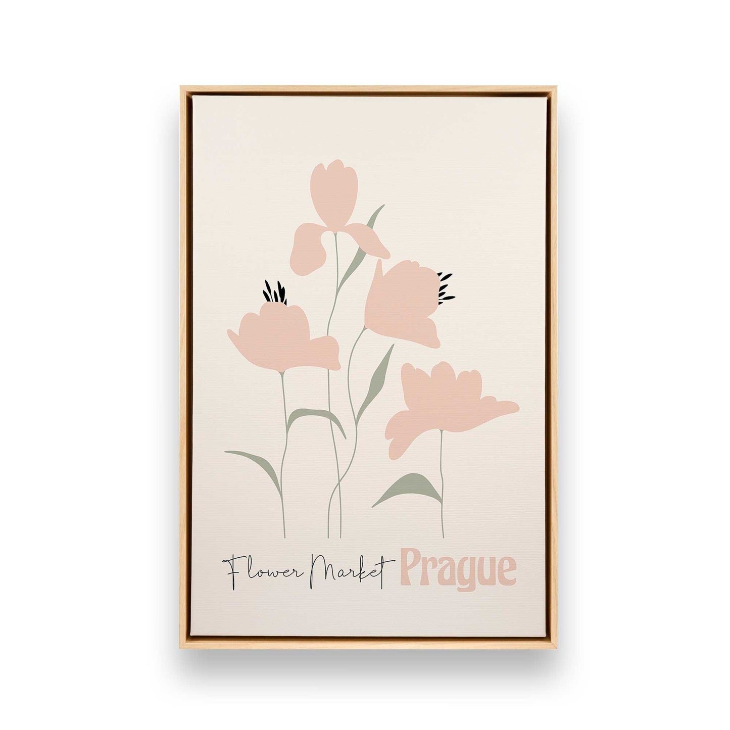 [Color:American Maple], Picture of art in a American Maple frame