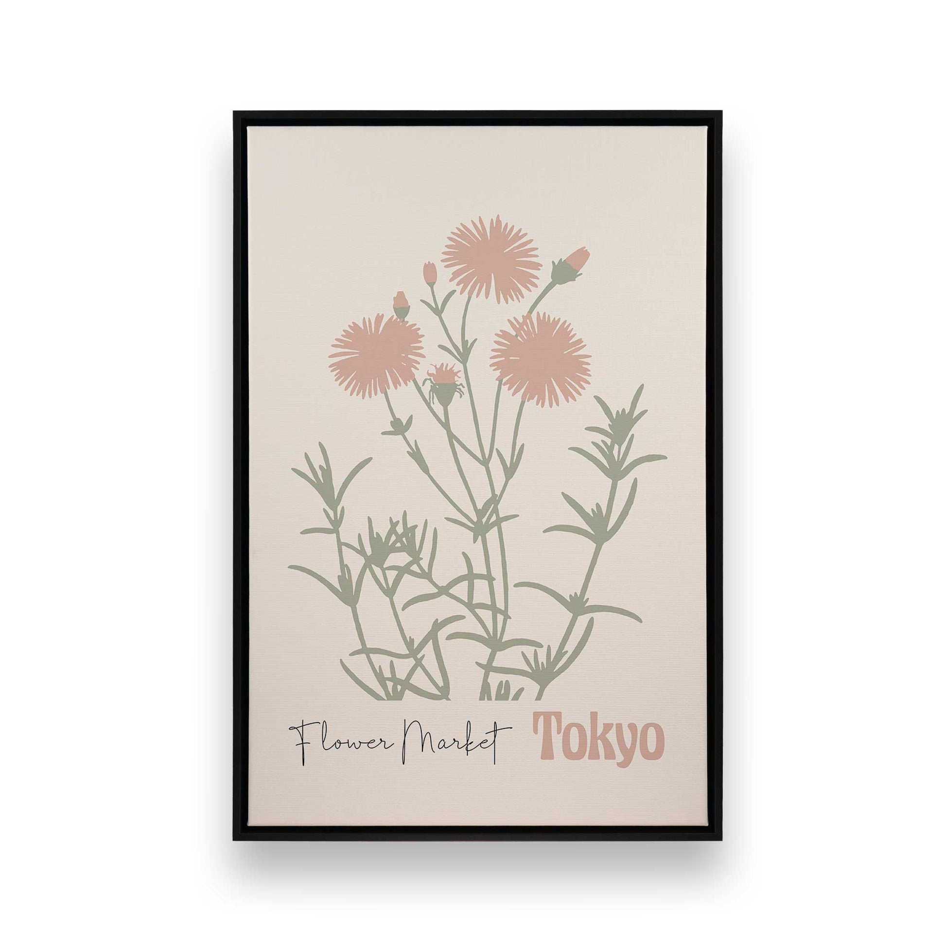 [Color:Satin Black], Picture of art in a Satin Black frame