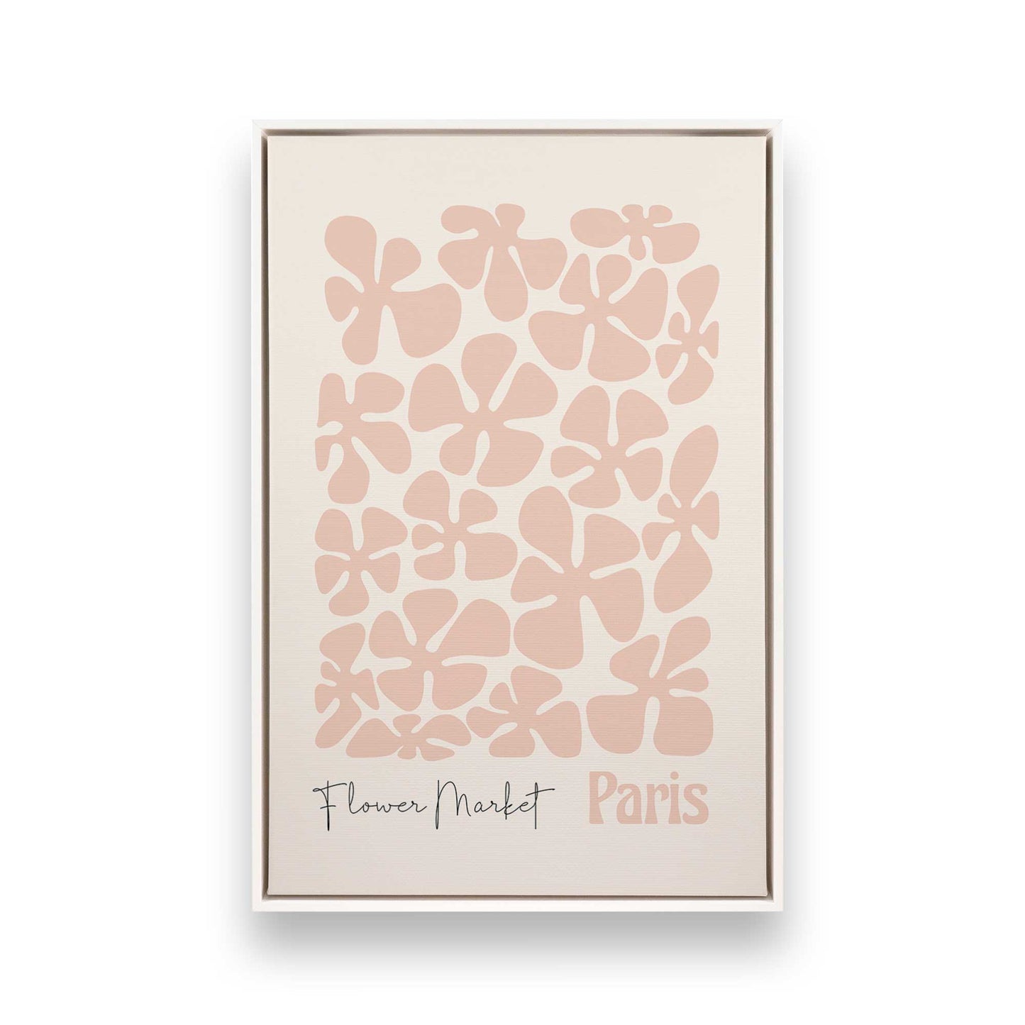 [Color:Opaque White], Picture of art in a White frame