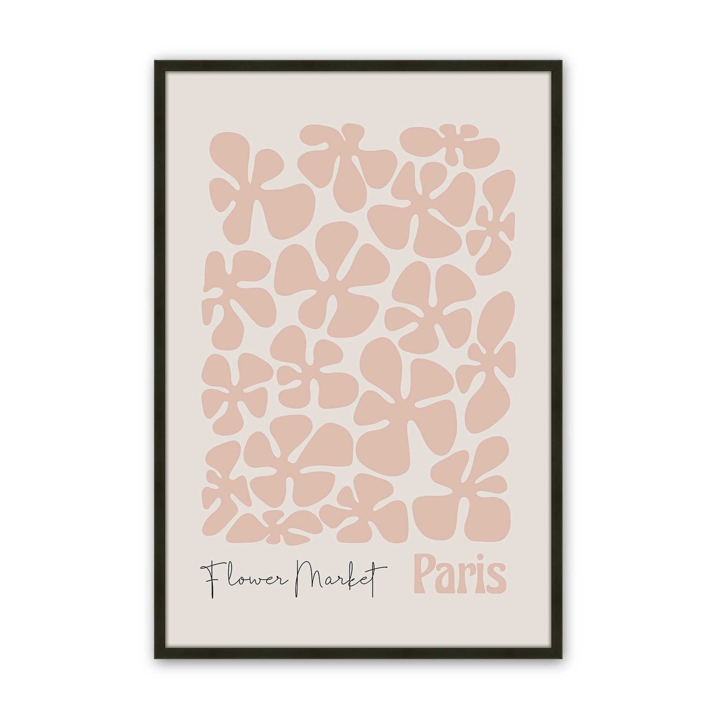 [Color:Satin Black], Picture of art in a Satin Black frame