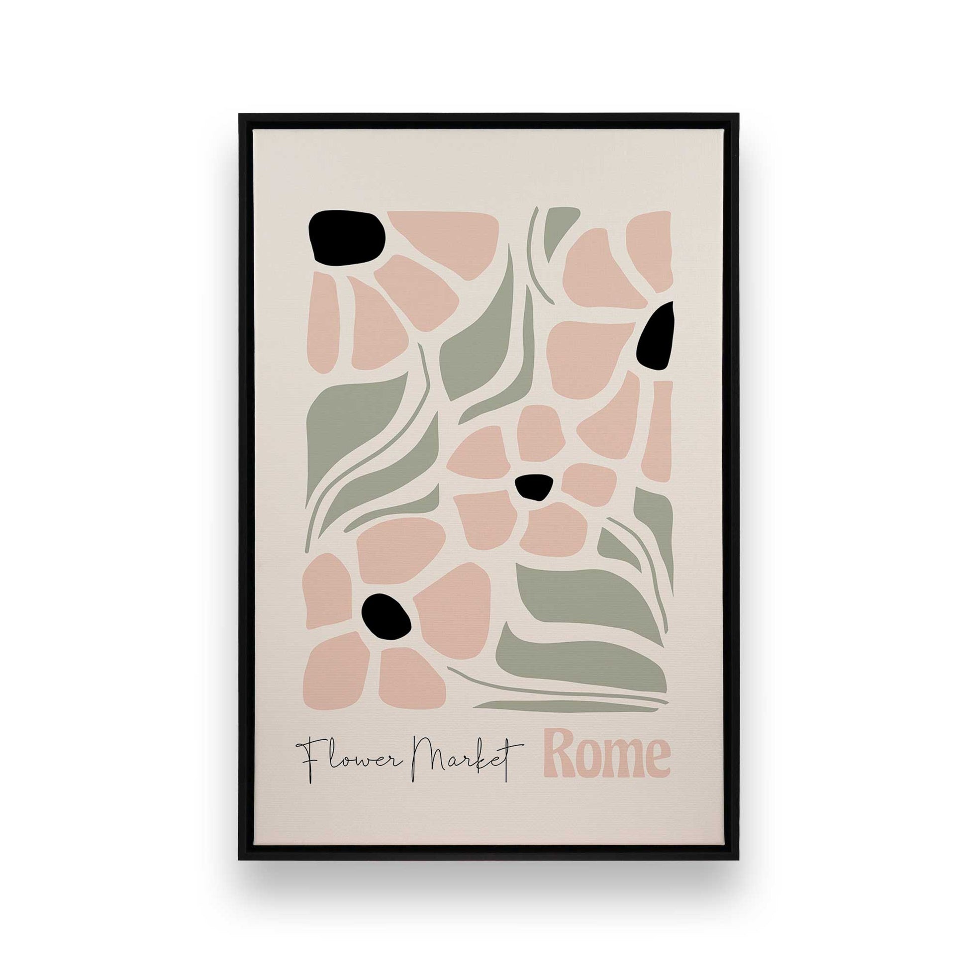 [Color:Satin Black], Picture of art in a Satin Black frame