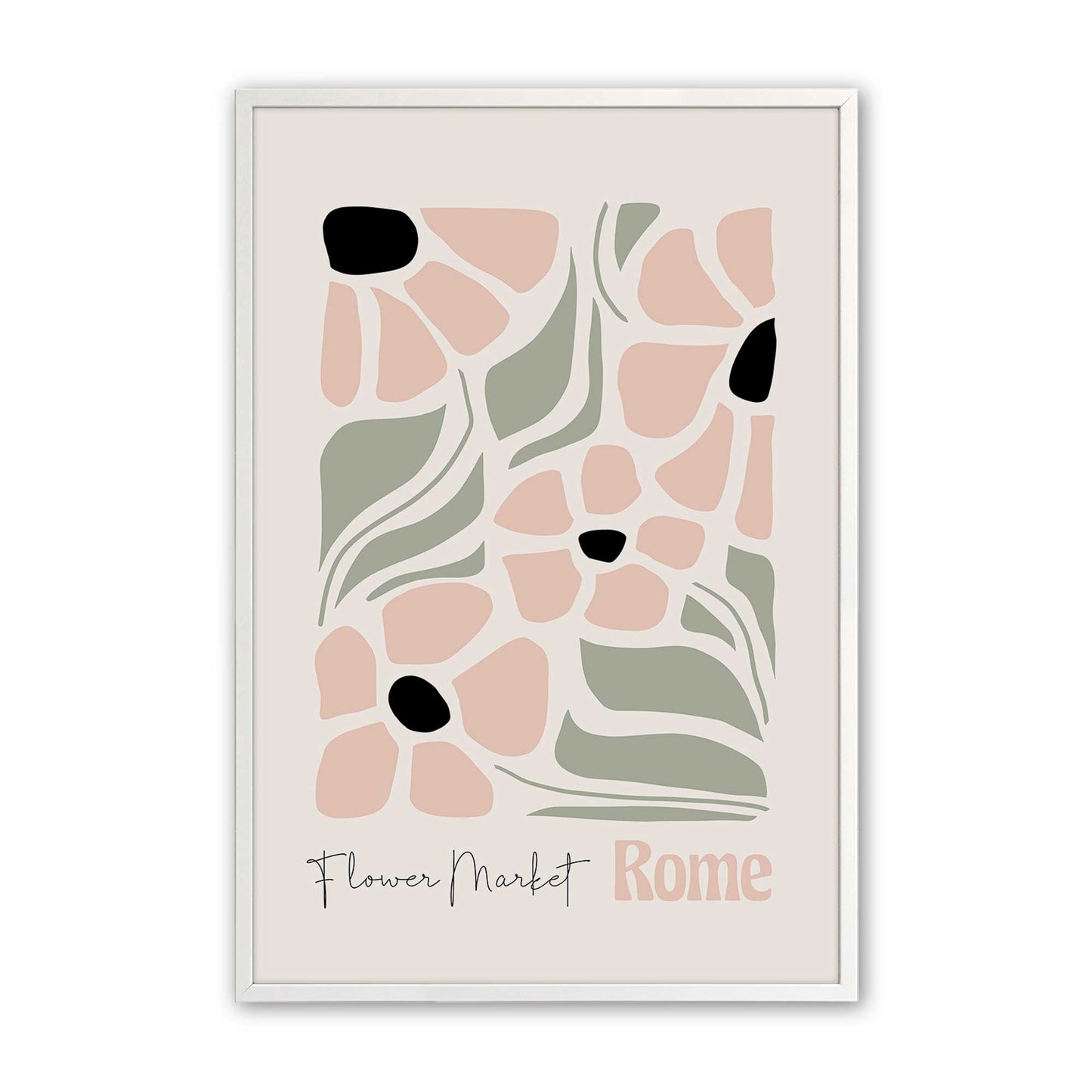 [Color:Opaque White], Picture of art in a Opaque White frame