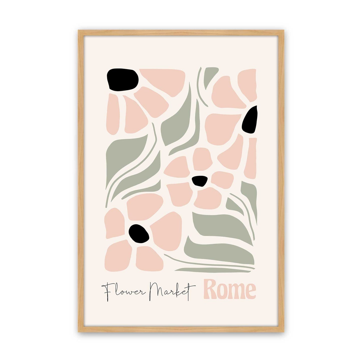 [Color:American Maple], Picture of art in a American Maple frame