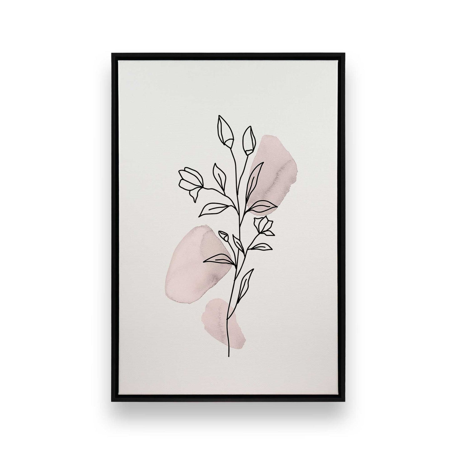 Pretty Petal Sketches, Set of 3 Canvas Prints
