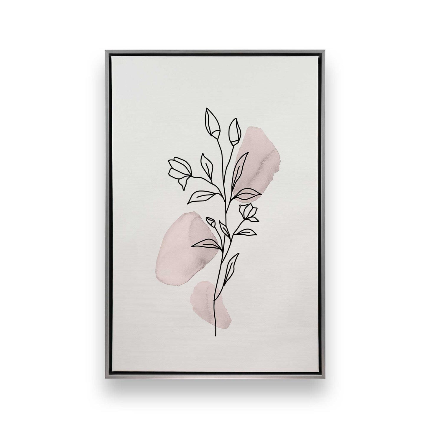 Pretty Petal Sketches, Set of 3 Canvas Prints