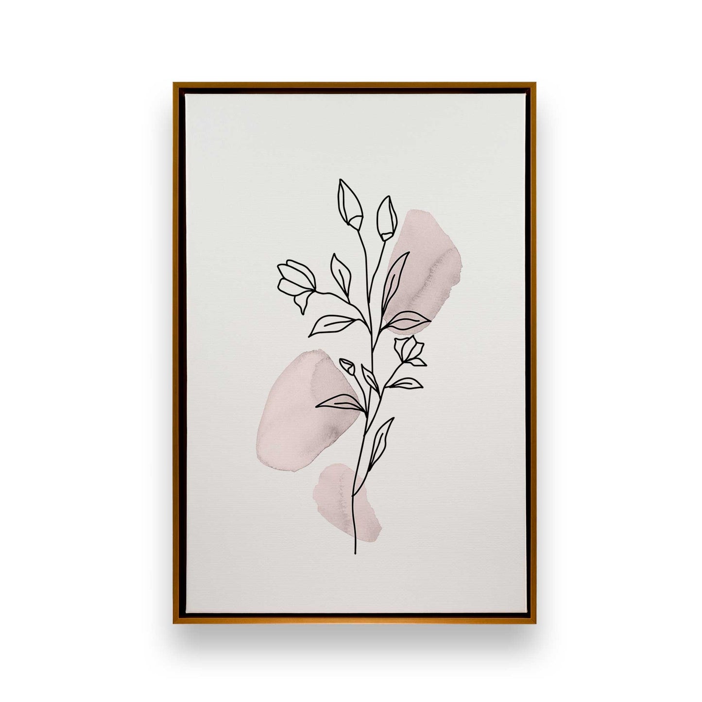 Pretty Petal Sketches, Set of 3 Canvas Prints