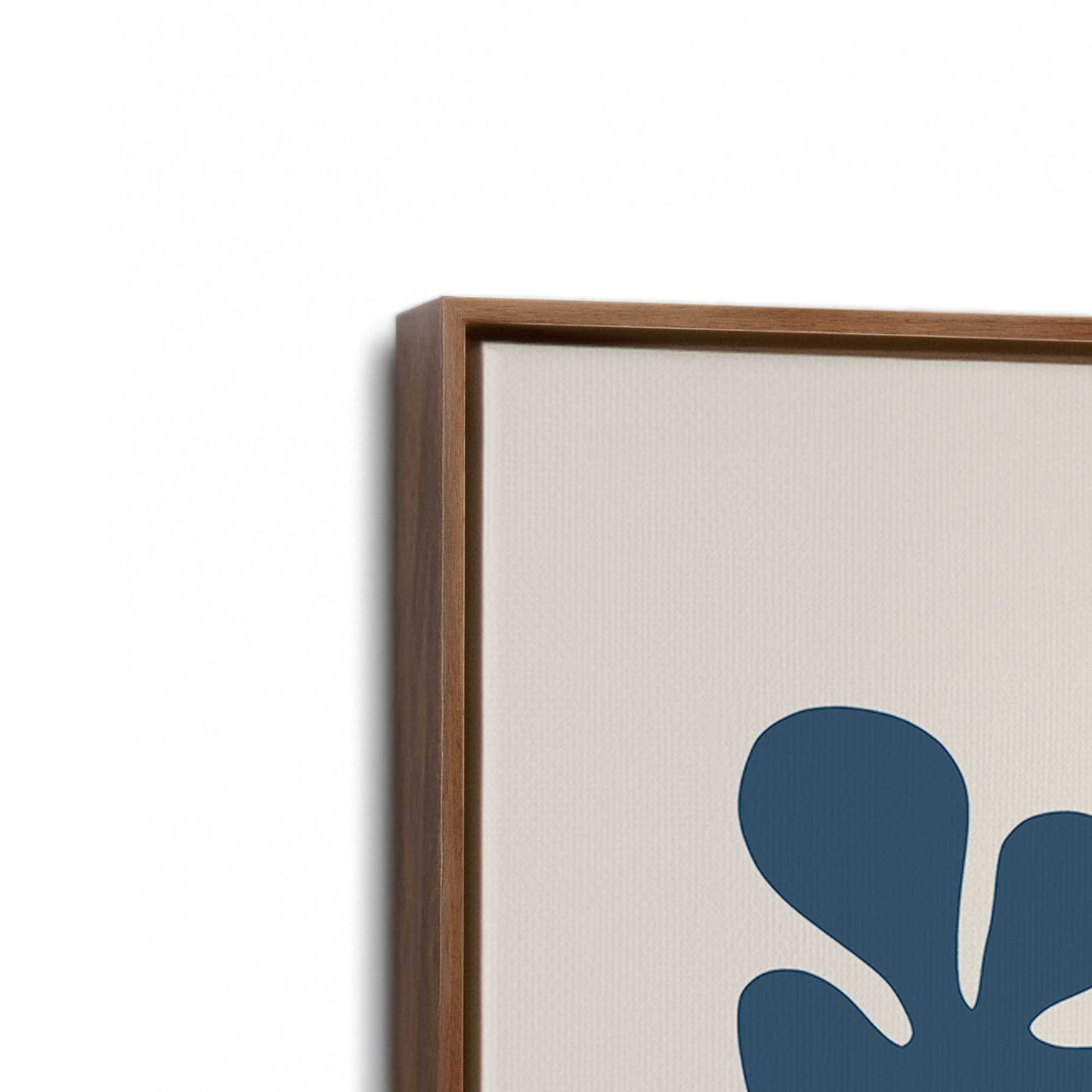 [Color:Walnut], Picture of the corner of the art
